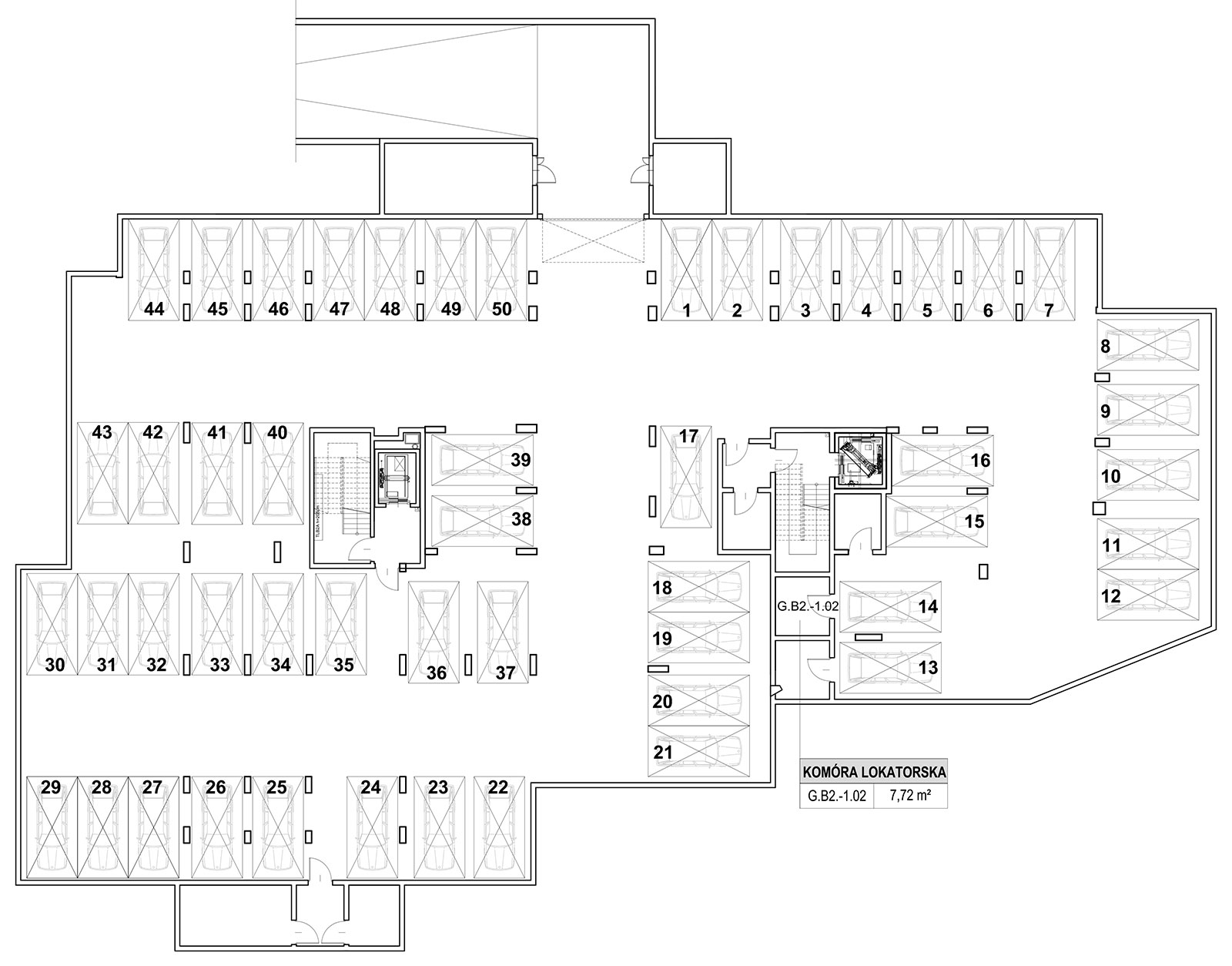 Garaż B2 - City Pearl Apartments